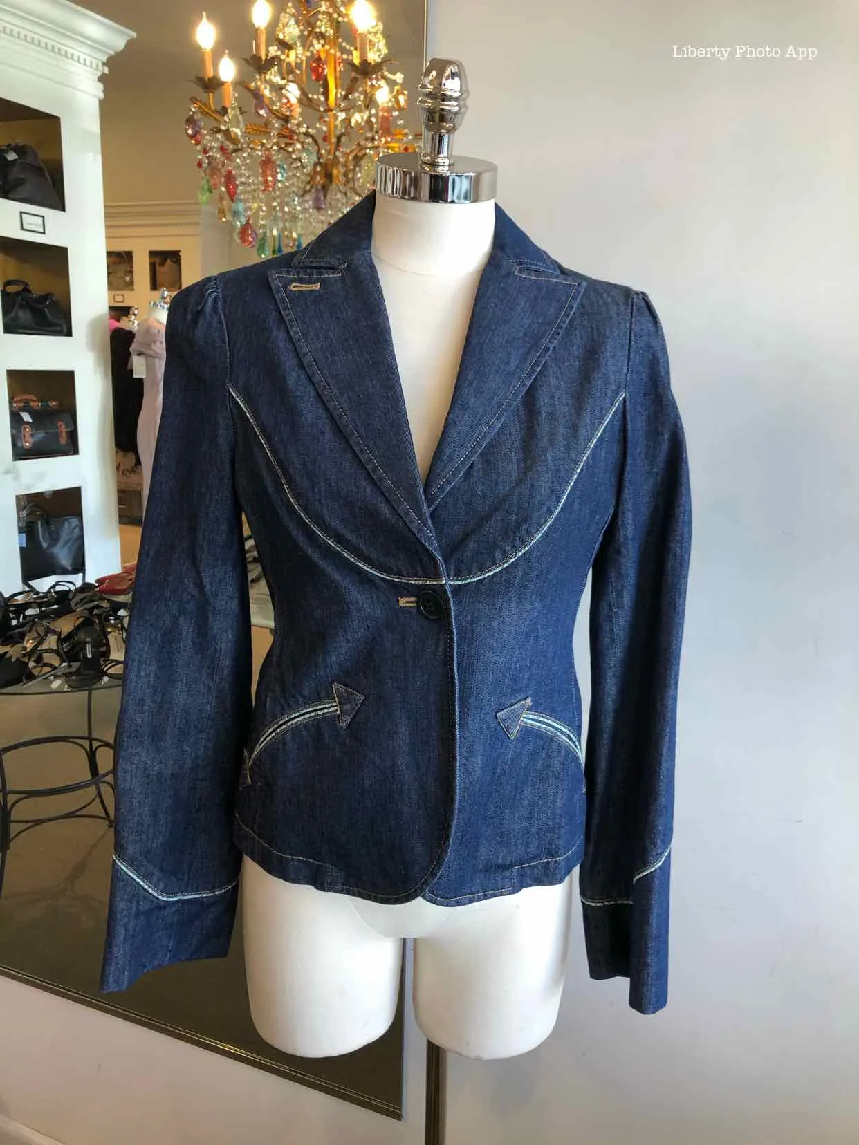 MARC JACOBS Denim Cotton Jacket | 6