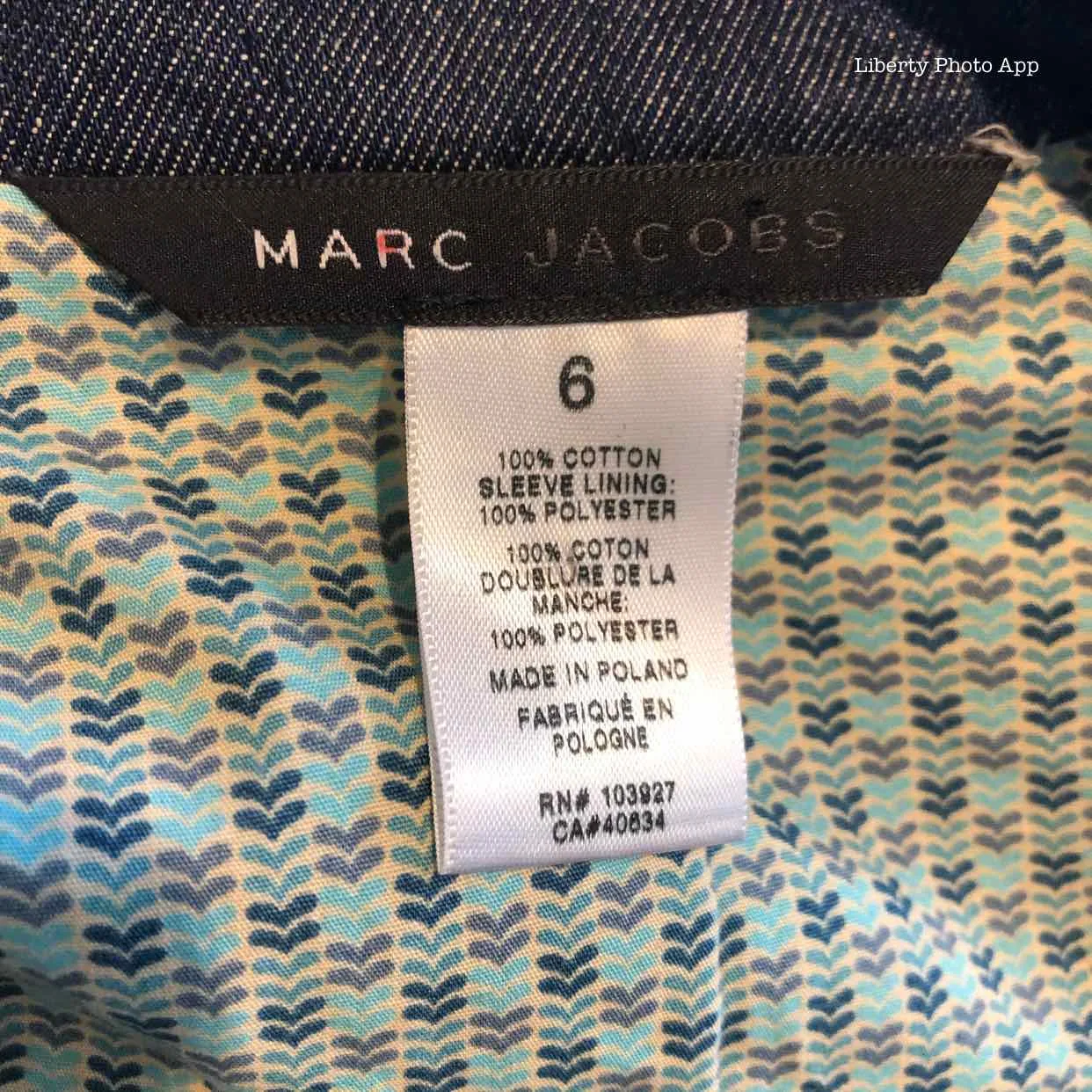 MARC JACOBS Denim Cotton Jacket | 6