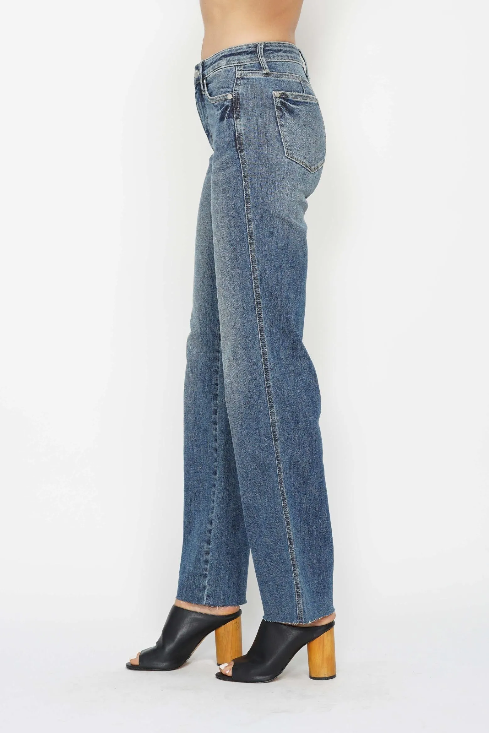 Mid Rise Tummy Control Jean JUDY BLUE