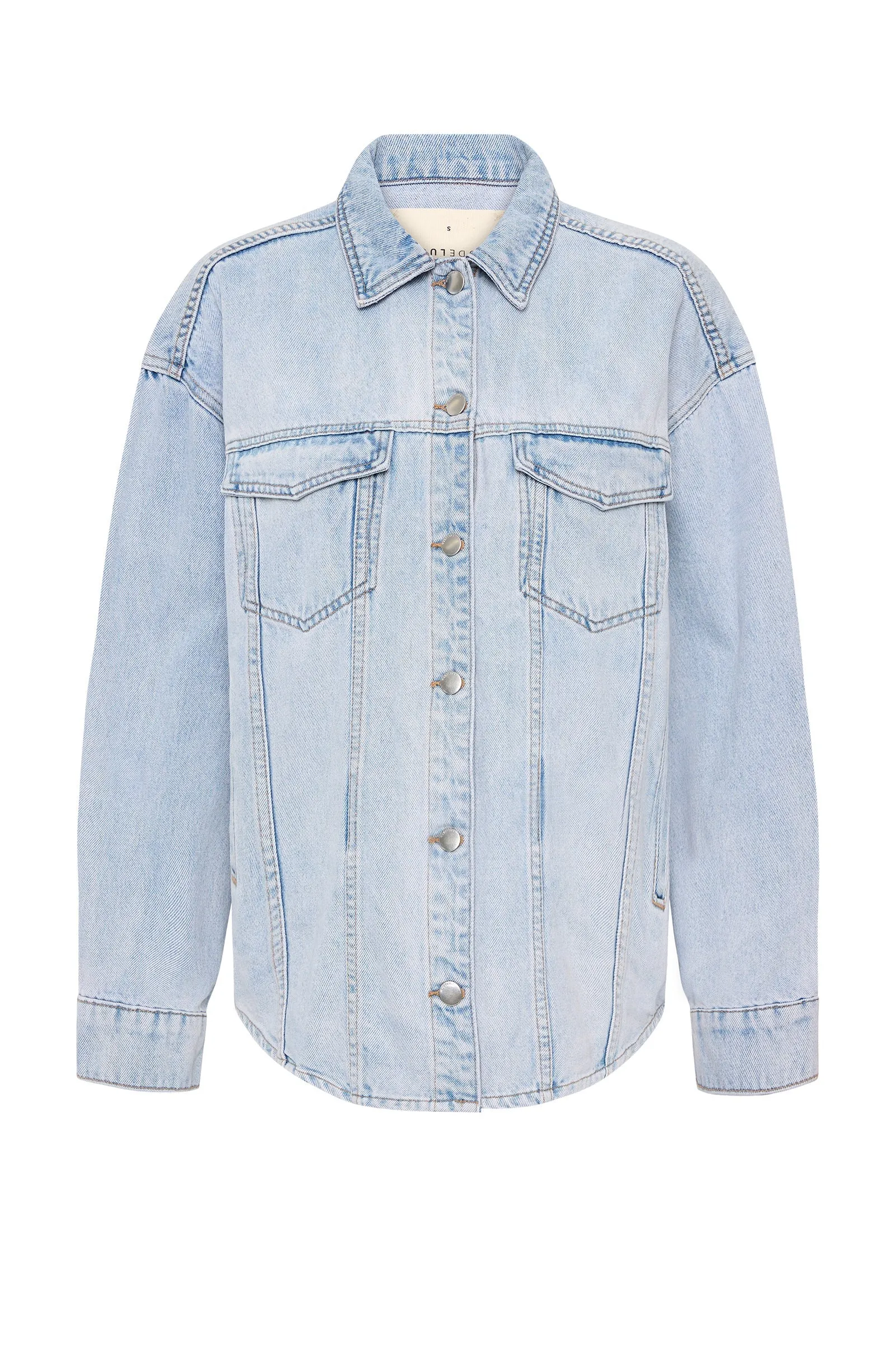 NUDE LUCY Organic Denim Jacket CLEAR BLUE