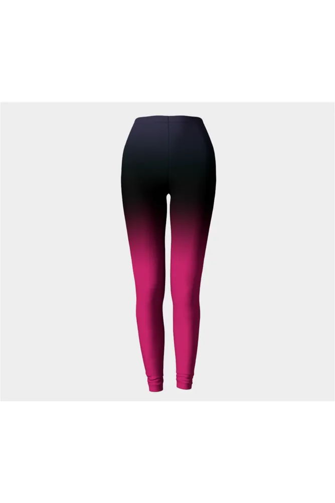 Peacock Pink Gradient Leggings