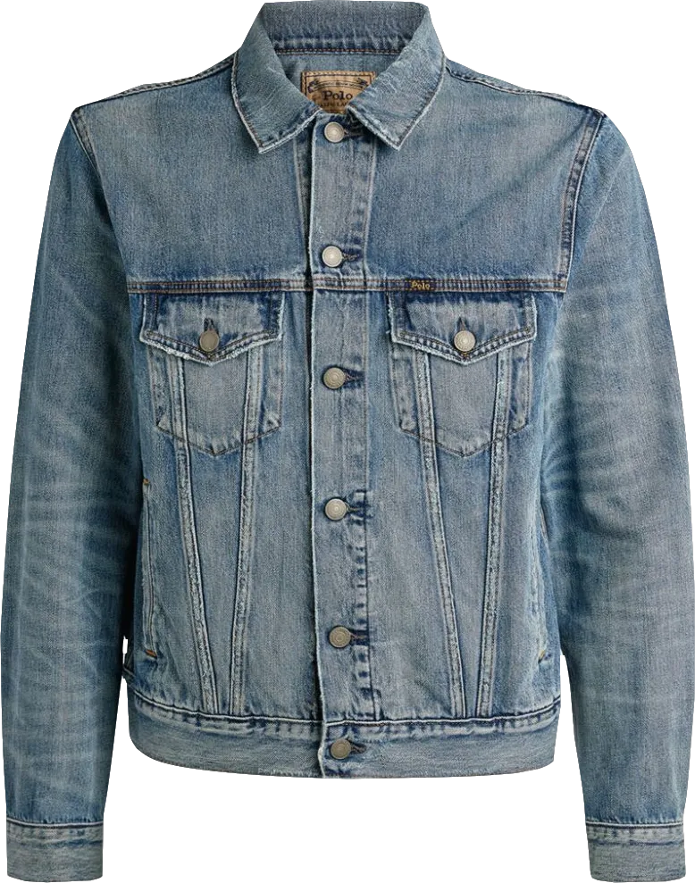 Polo Ralph Lauren Blue Denim Icon Trucker Jacket UK XL