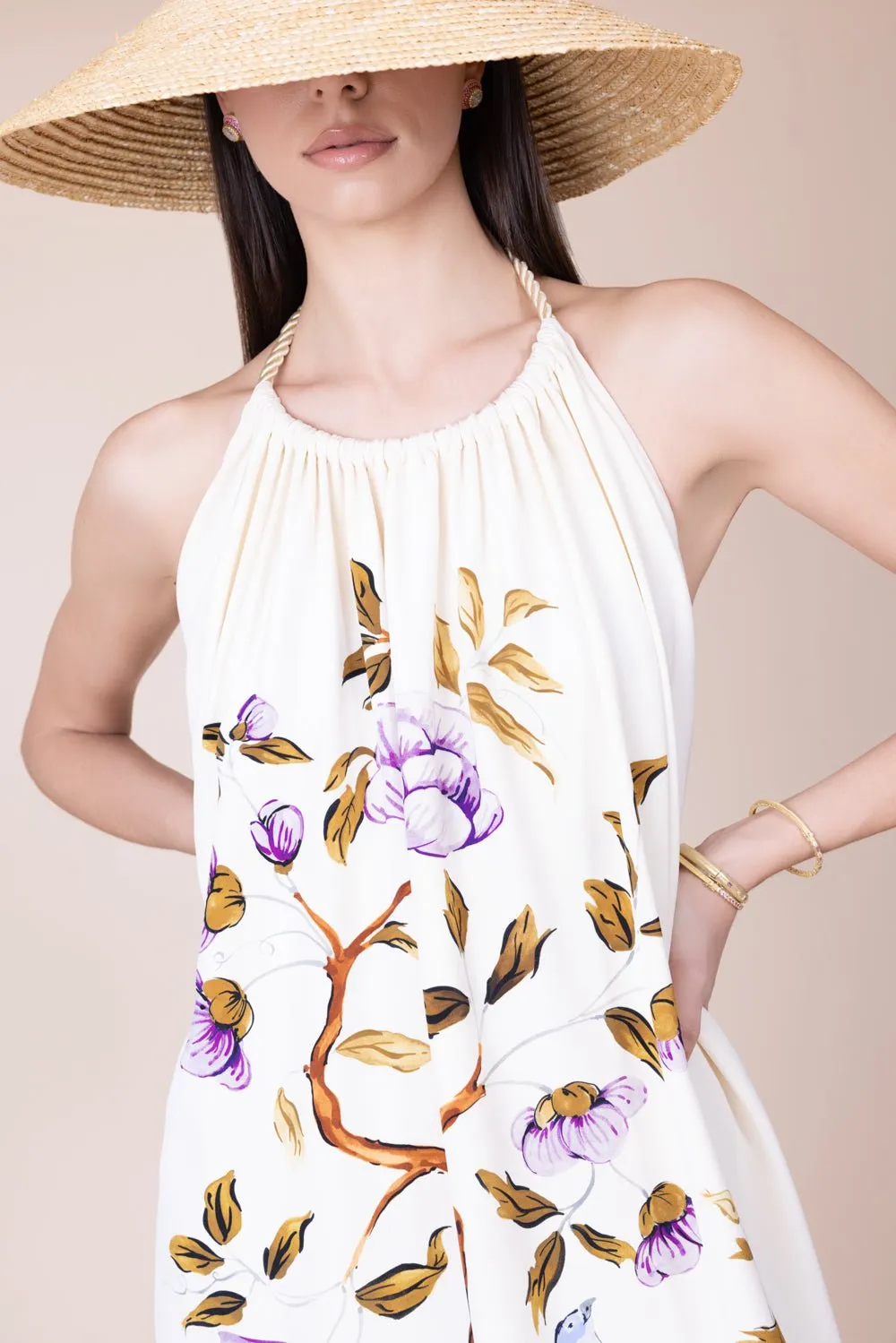 Printed Halter Dress