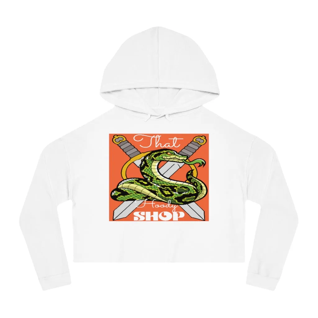 Snake Bite Cropped Hoodie