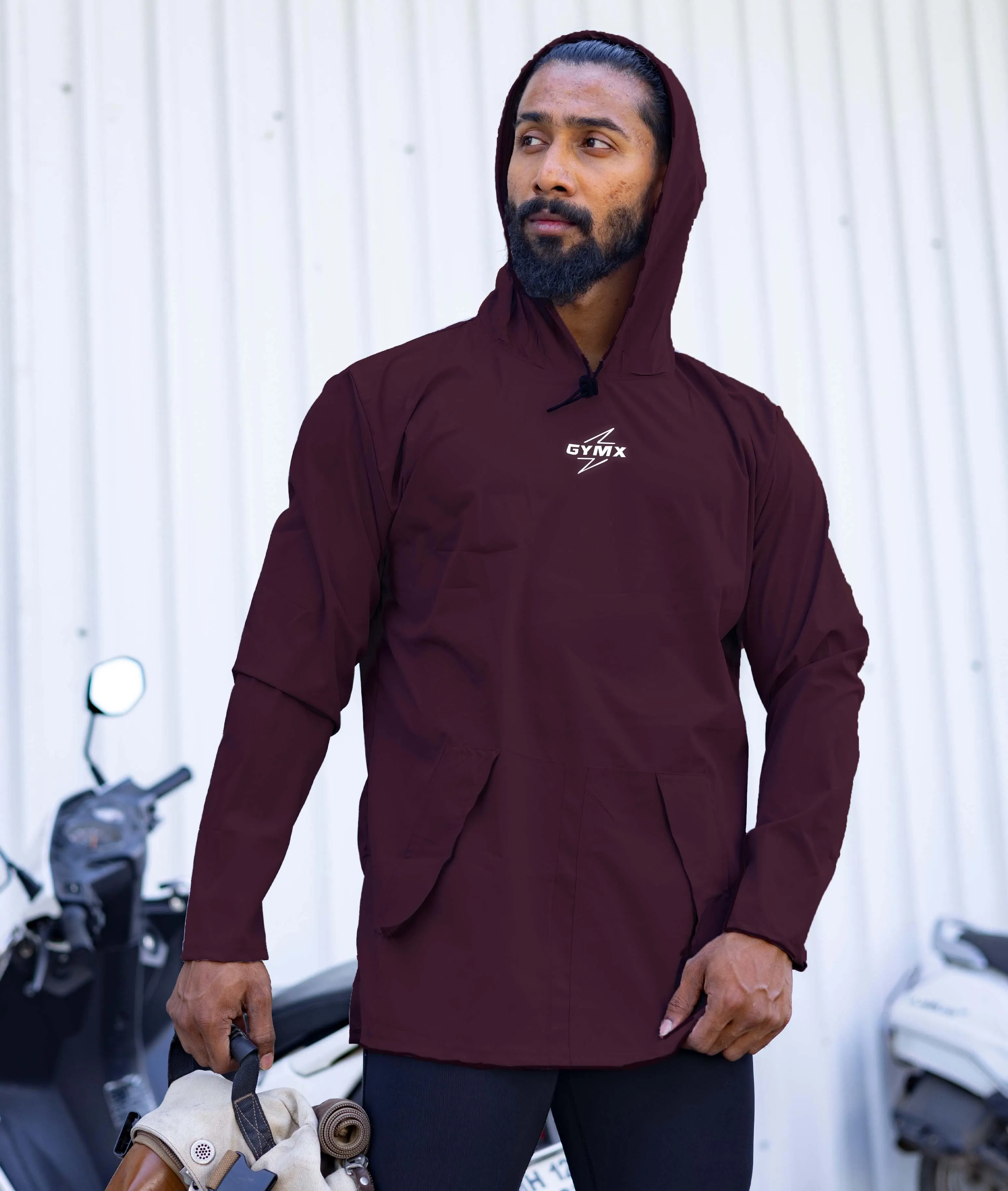 Storm Waterproof Jacket 2.0- Epic Maroon (with rainproof phone pockets) - Sale