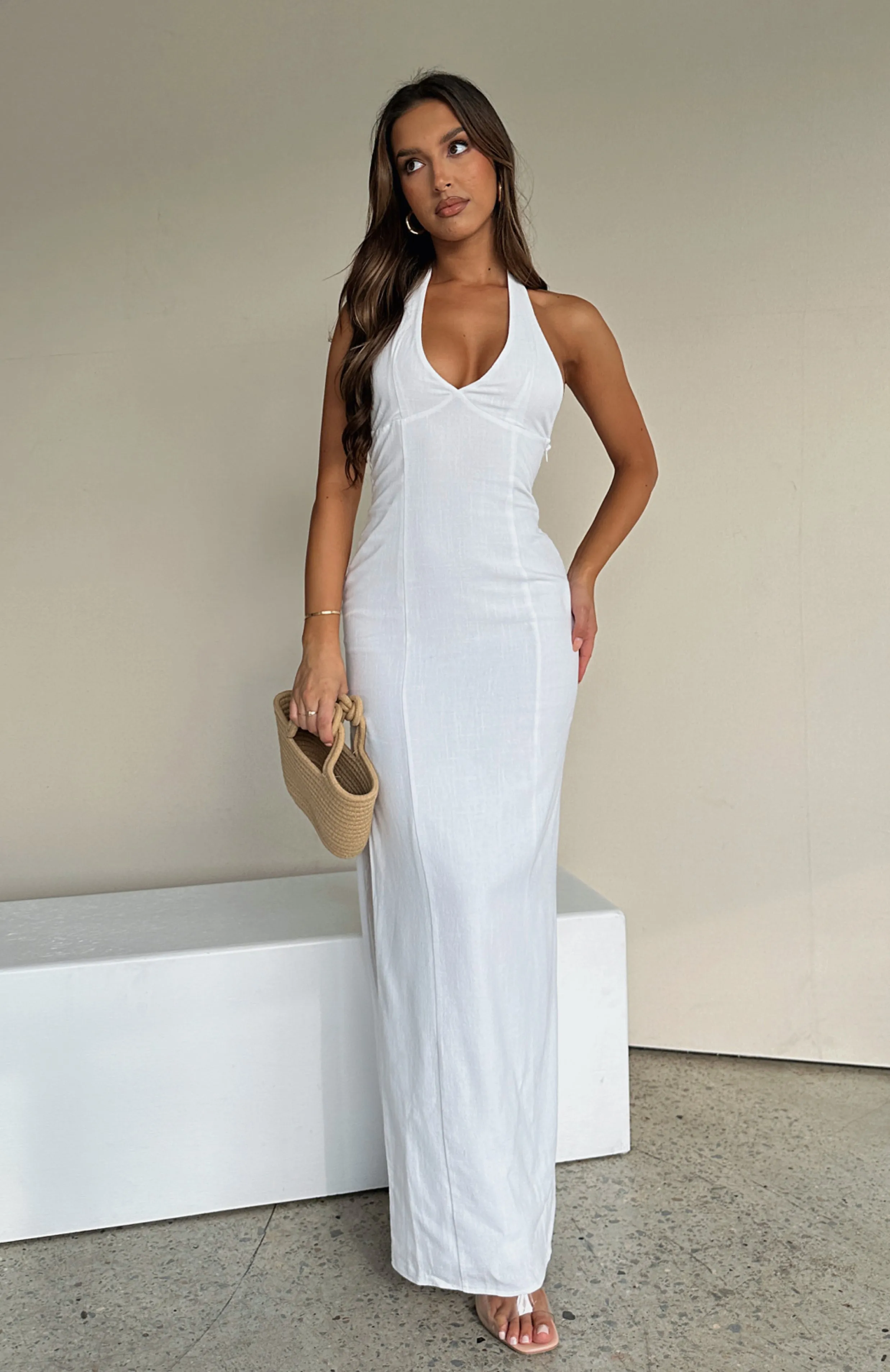 Sun Kissed Glow Maxi Dress White