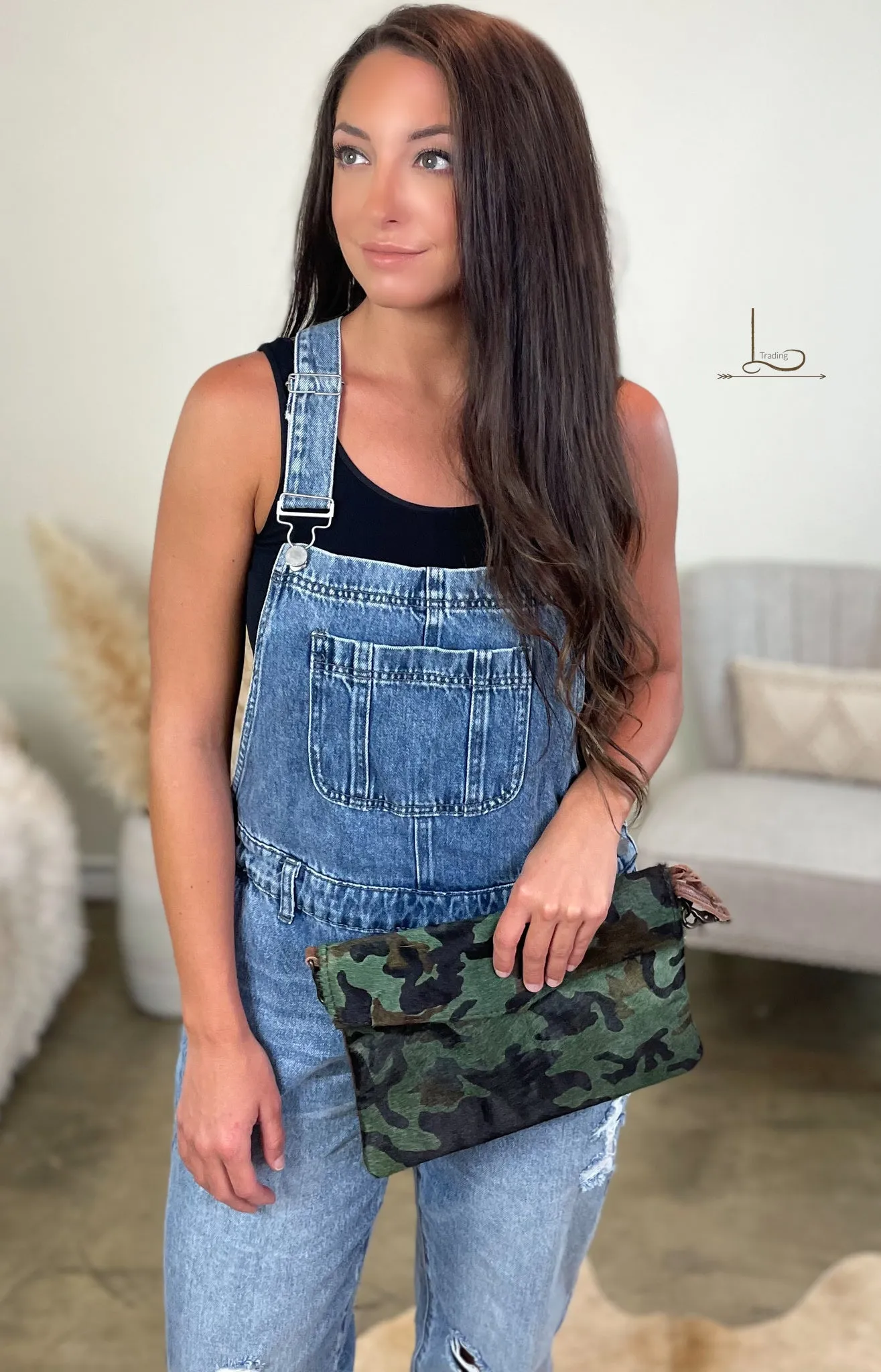 The Giddings ~Distressed Denim Overalls