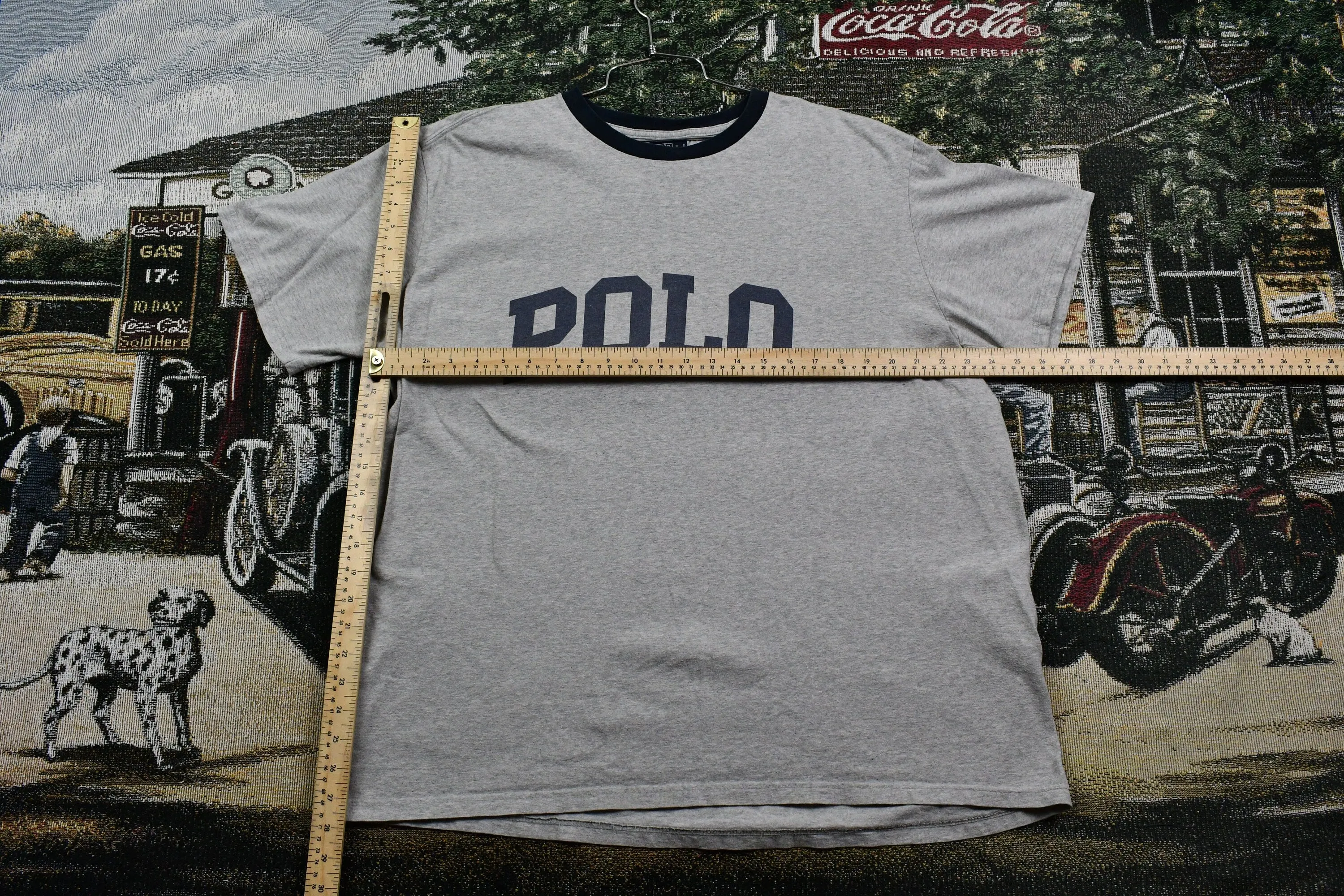 Vintage 1990s Polo By Ralph Lauren Spell Out T-Shirt / Vintage Polo / 80s / 90s / Streetwear / Retro Style