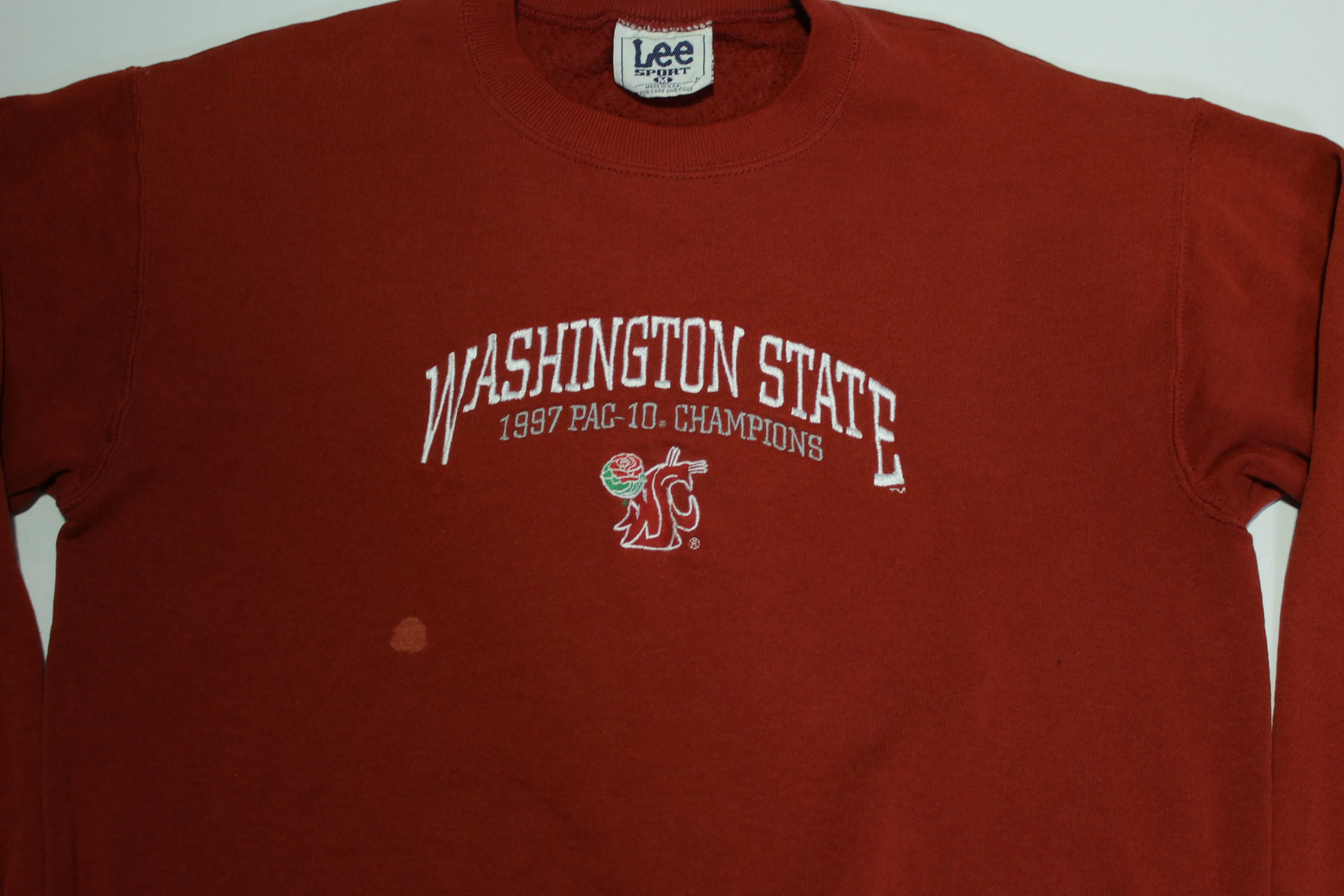 Washington State Cougars WSU Vintage 90's 1997 Pac-10 Champions Crewneck Sweatshirt