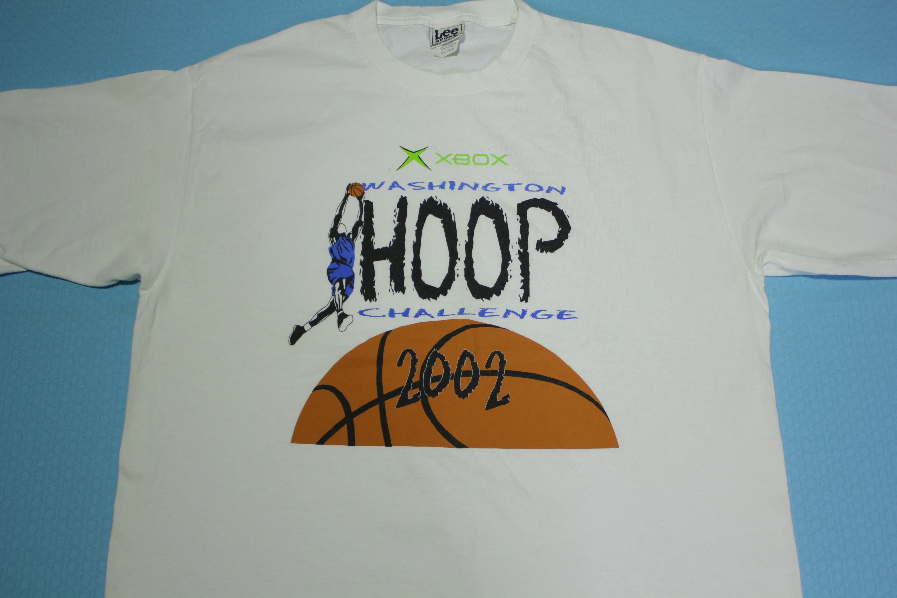 Vintage 2002 Xbox Washington Hoop Challenge Lee Sport T-Shirt - Y2K Edition