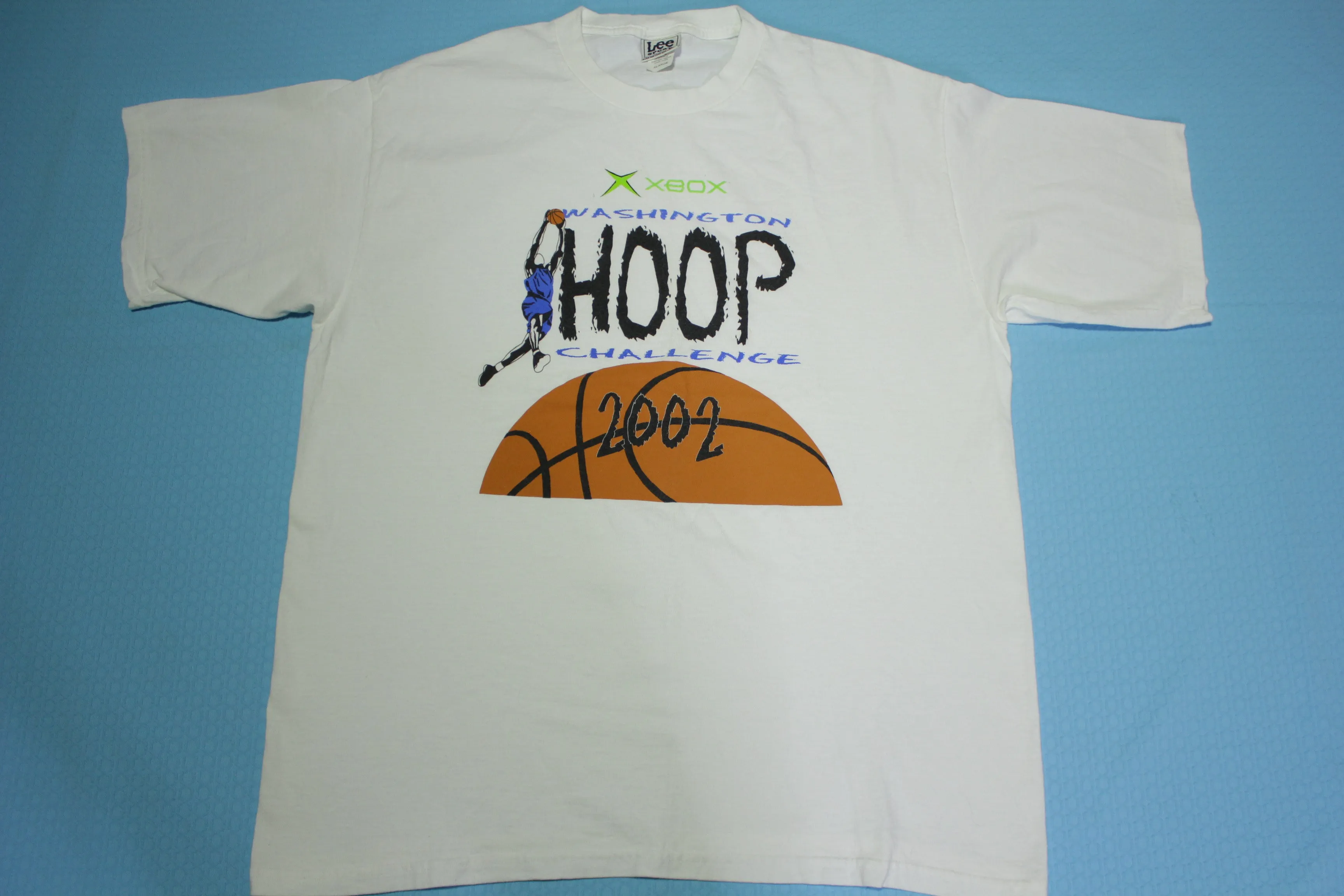 Vintage 2002 Xbox Washington Hoop Challenge Lee Sport T-Shirt - Y2K Edition